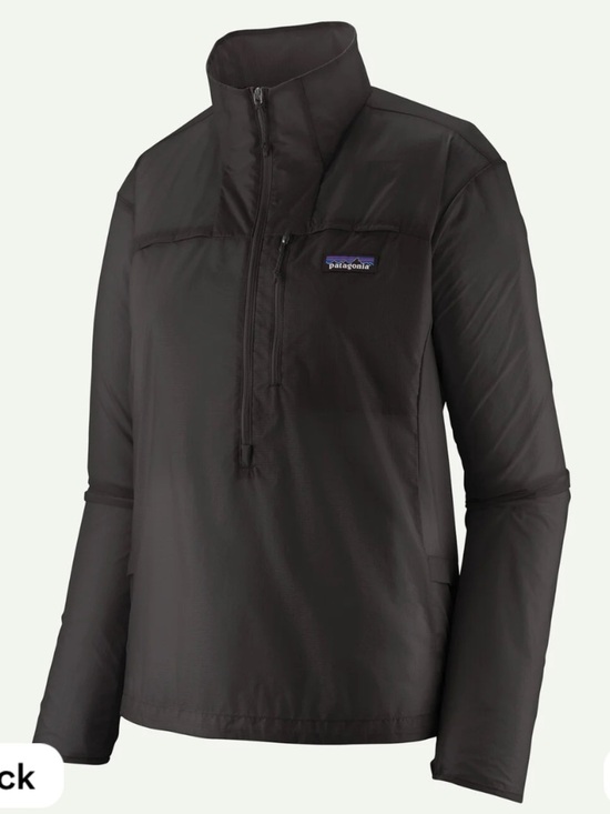 Patagonia Jackets & Blazers - Patagonia Charcoal Houdini Stash Half-Zip Pullover Jacket